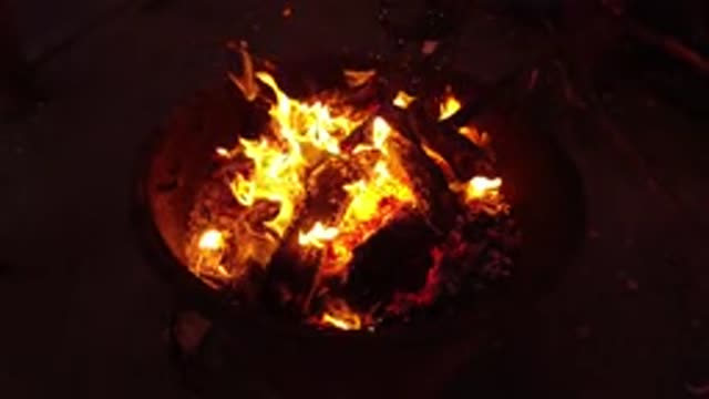SAN CLEMENTE CALIFORNIA-2019: Hot Volcano Erupts With Red Lava at Night