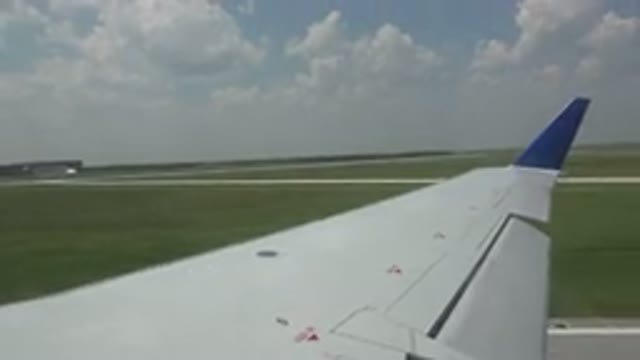 WINNIPEG CANADA-2015: The Worst Part Of Traveling By Plane Is The Takeoff That