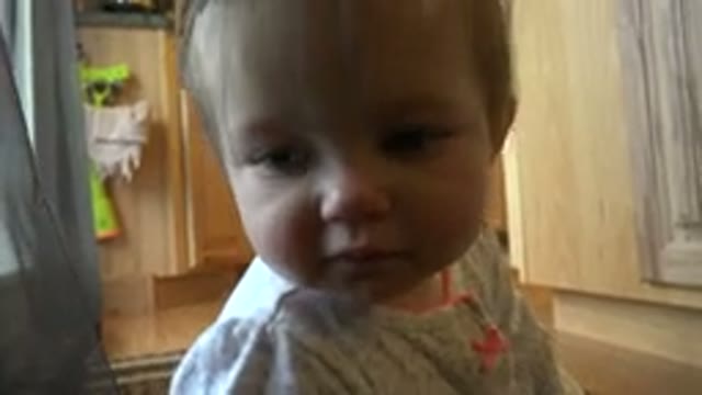 WESTMINSTER COLORADO-2015: Little Baby Sitting On A Highchair For The First Time