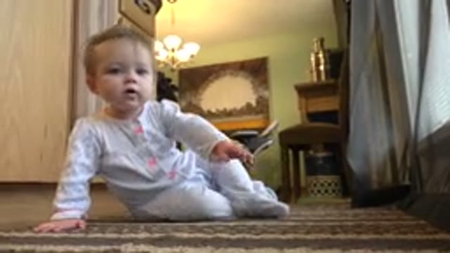 WESTMINSTER COLORADO-2015: A Baby Girl Trying To Crawl While Being Filmed