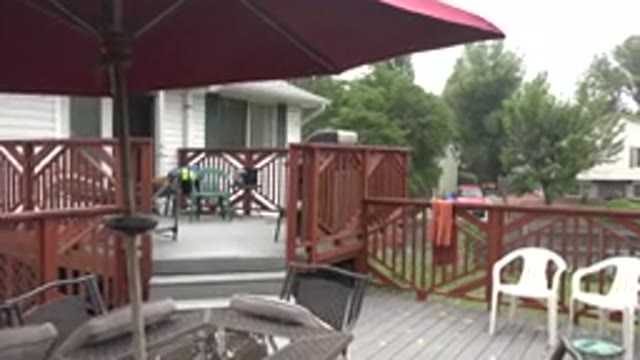 WESTMINSTER COLORADO-2015: Two White Chairs In The Backyard And