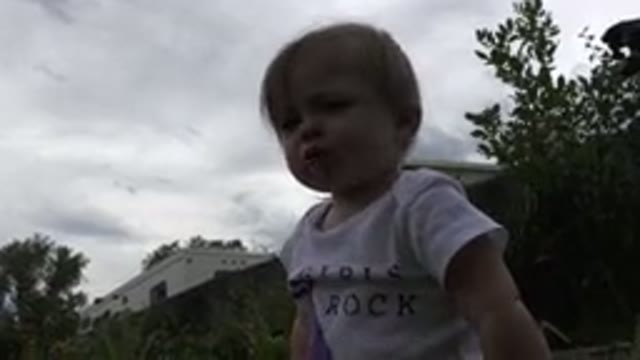 WESTMINSTER COLORADO-2015: Baby Throws Up Food On Tee Shirt