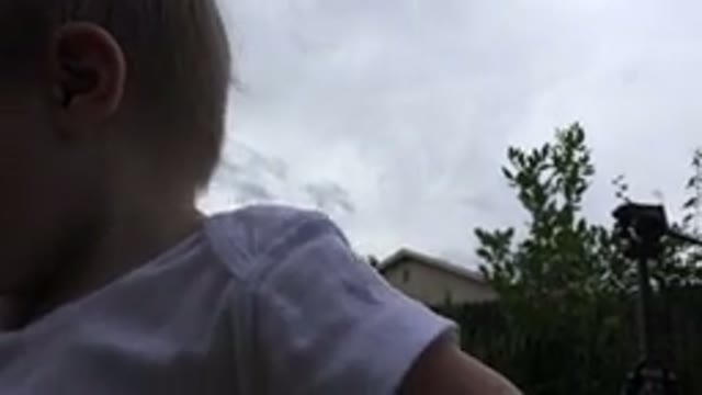 WESTMINSTER COLORADO-2015: Young Baby Being Held and Looking Around