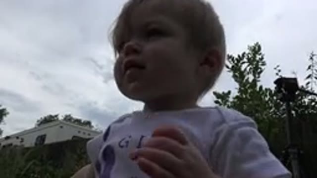 WESTMINSTER COLORADO-2015: Father Of A Child Playing With Her Making Faces In An