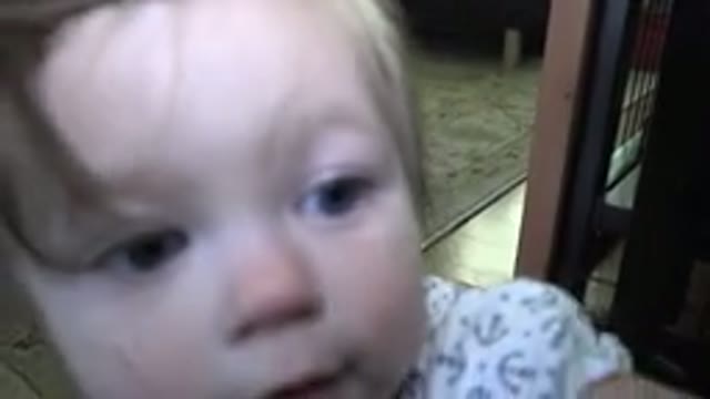WESTMINSTER COLORADO-2015: Close Up Toddler Wearing White and Black Shirt