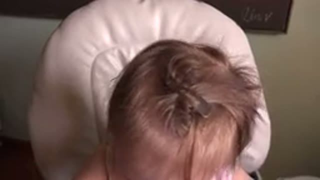 HIDDEN LAKE COLORADO-2015: Close-Up Of A Neatly Tucked Undo Of A Potential Hair