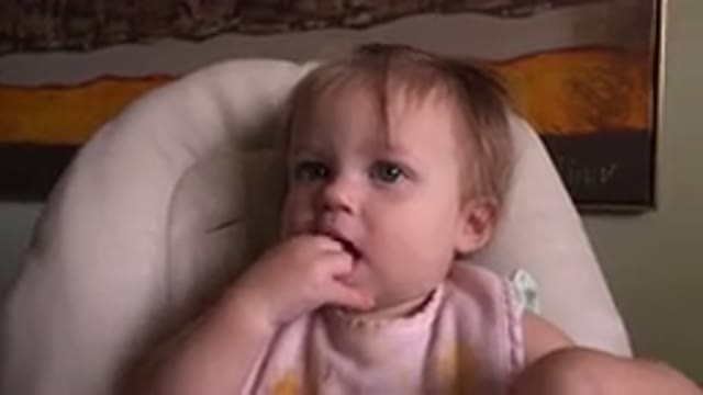 HIDDEN LAKE COLORADO-2015: Cute Little Baby's First Joyful Moment
