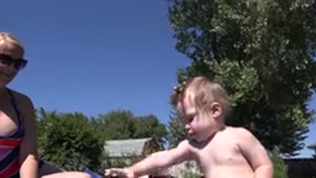 WESTMINSTER COLORADO-2015: Baby Playing With His Mother In The Garden Yard With