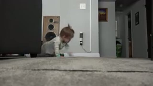 WESTMINSTER COLORADO-2015: A Cute Baby Is Trying To Walk Towards The Camera On