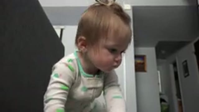 WESTMINSTER COLORADO-2015: Toddler Tries to Stand and Walk in Home Movie