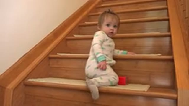 WESTMINSTER COLORADO-2015: Baby Getting That Cardio On The Stairs May Throw A