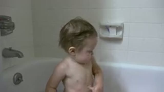 WESTMINSTER COLORADO-2015: Baby Boy Enjoying A Bath