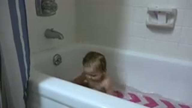 WESTMINSTER COLORADO-2015: Baby Taking A Bath In His Bathtub And Having Fun With Toys