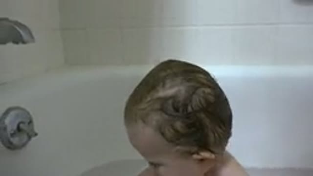 WESTMINSTER COLORADO-2015: Baby in Bathtub Taking Bath with Pink Rig and Accessories