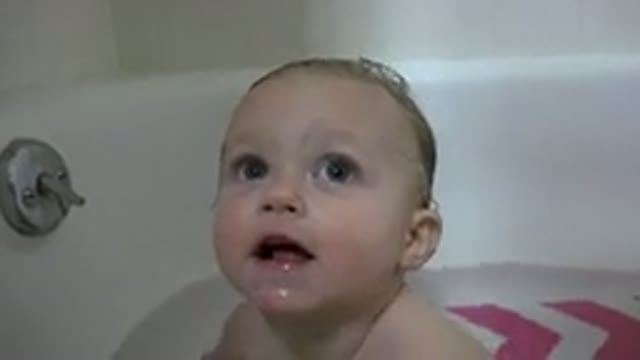 WESTMINSTER COLORADO-2015: Cute Baby Sitting In A Bathtub Filled With Water As A