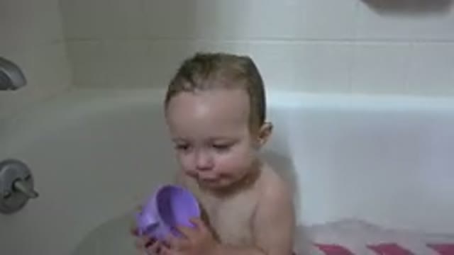 WESTMINSTER COLORADO-2015: A Baby In A Bathtub With Drool Coming Out Of Its Mouth