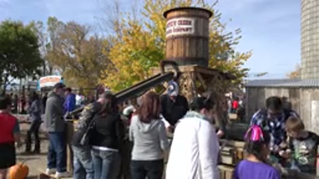 BRIGHTON COLORADO-2015: People Having Fun At The Amusement Park