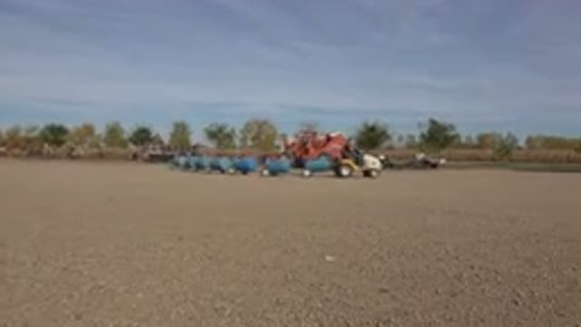 BRIGHTON COLORADO-2015: People On A Farm Using A Tractor For Entertainment