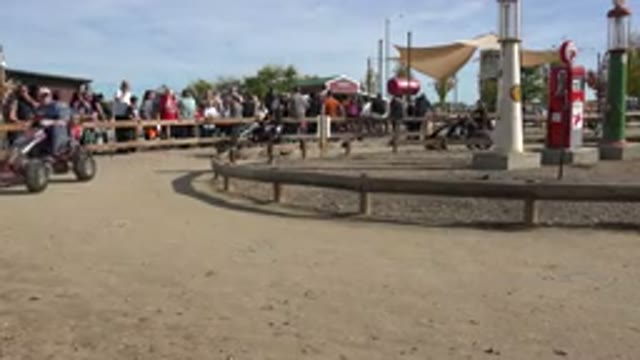 BRIGHTON COLORADO-2015: Kart Racing Amusement Ride