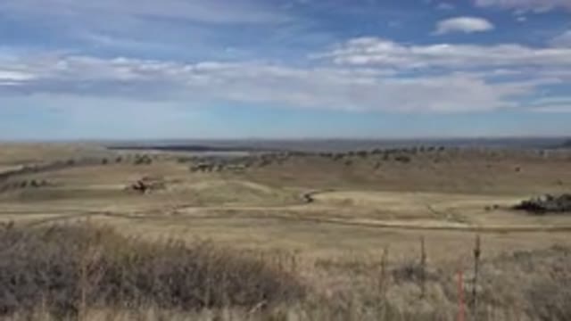 GOLDEN COLORADO-2015: A Dry Grasslands And A Cloudy Blue Sky
