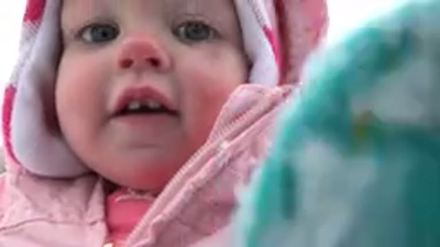 WESTMINSTER COLORADO-2015: A Little Girl Staring & Interacting Directly With The Camera