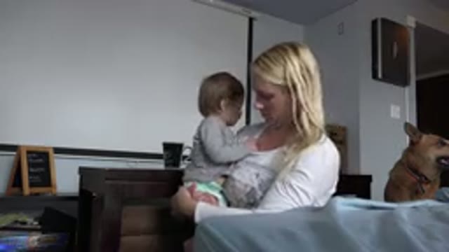 WESTMINSTER COLORADO-2015: Mother Is Standing In The Room With Her Child And