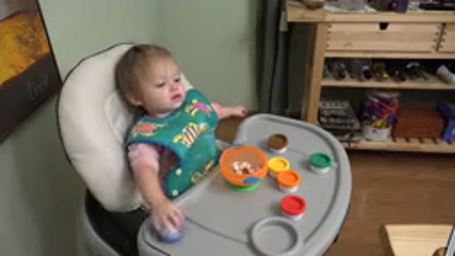 WESTMINSTER COLORADO-2015: Child Playing During Mealtime
