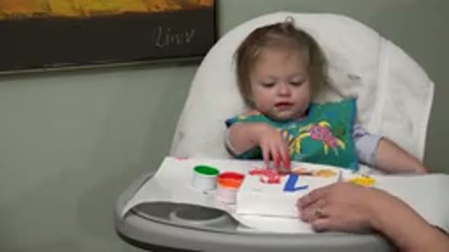 WESTMINSTER COLORADO-2015: Baby In High Chair Being Exposed To The Digit Number One