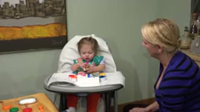 WESTMINSTER COLORADO-2015: Mom Watching Her Daughter Play With Her Toys