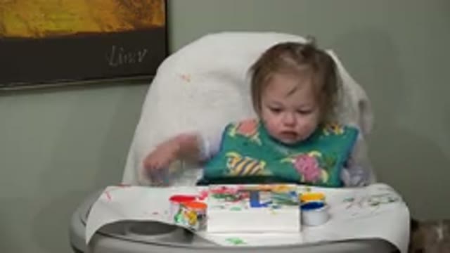 WESTMINSTER COLORADO-2015: Small Baby Fingerprints In A Highchair While Getting