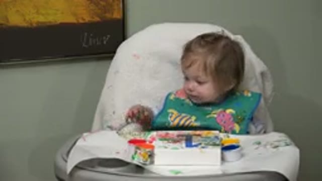 WESTMINSTER COLORADO-2015: Infant Experiencing The Creative Process For The First Time