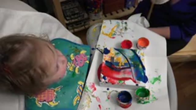 WESTMINSTER COLORADO-2015: Playing With Paints With Children Is Great For