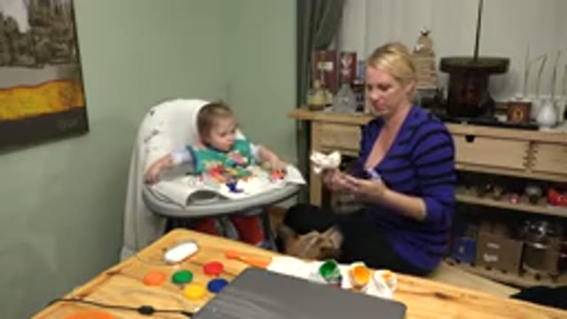 WESTMINSTER COLORADO-2015: My Little Girl Loves To Color With Mom On Her High Chair