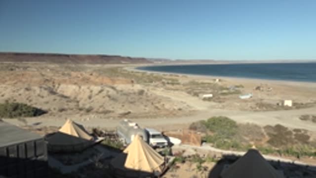 SAN JUANICO BCS MEXICO-2022: Tented Camp Along Desert Coastline