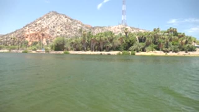MULEGE BCS MEXICO-2022: Rippling Water with Moving Submerged Object Near Shore