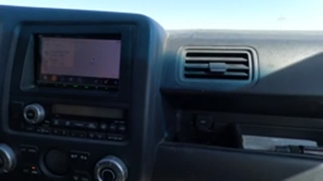 BAJA CALIFORNIA MEXICO-2022: Car Interior Dashboard and Passing Roadside Scenery