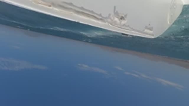 BAJA CALIFORNIA MEXICO-2022: Low Angle View of Ship's Hull and Ocean