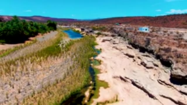 SAN JUANICO BCS MEXICO-2022: Arid Stream with Fluctuating Water Levels