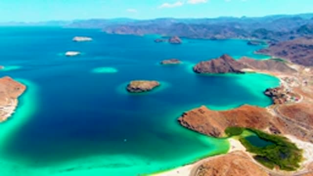 PLAYA SANTISPAC BCS MEXICO-2022: Rocky Islands in Turquoise Coastal Waters