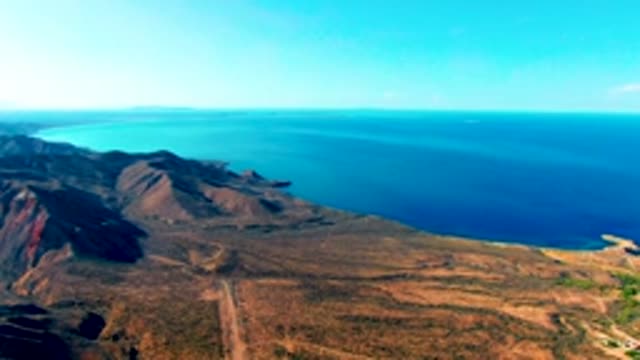 MULEGE BCS MEXICO-2022: Coastal Mountain Range with Winding Road