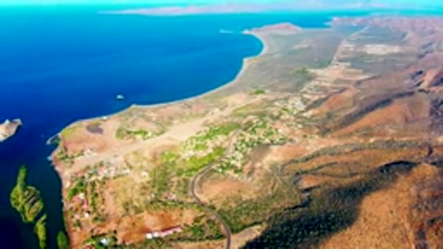 MULEGE BCS MEXICO-2022: Coastal Landscape with Gradually Clearing Sky