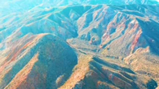 MULEGE BCS MEXICO-2022: Rugged Mountain Ridges in Warm Light