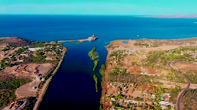 MULEGE BCS MEXICO-2022: Coastal Inlet with Shifting Land and Water Features