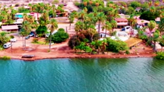 MULEGE BCS MEXICO-2022: Vehicles Traveling on Waterfront Road