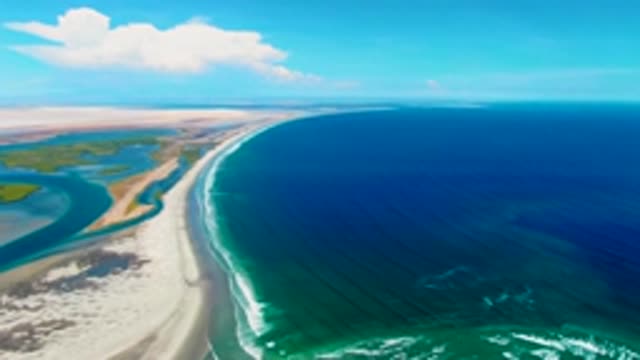 Beach Vehicle Disappears From Aerial View