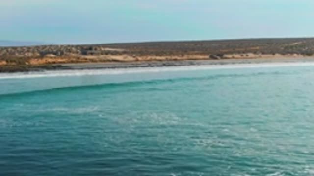 LA BOCANA BCS MEXICO-2022: Wave Breaking on Sandy Coastline