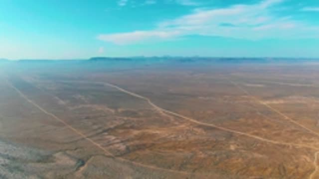 LA BOCANA BCS MEXICO-2022: Vast Desert Terrain with Crisscrossing Dirt Roads