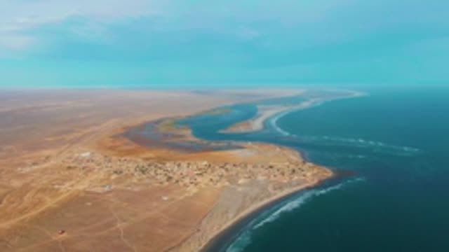 LA BOCANA BCS MEXICO-2022: Coastal Desert Settlement with Lagoon and Ocean