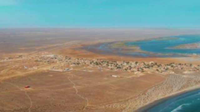 LA BOCANA BCS MEXICO-2022: Coastal Desert Village Near Lagoon and Sandy Shore