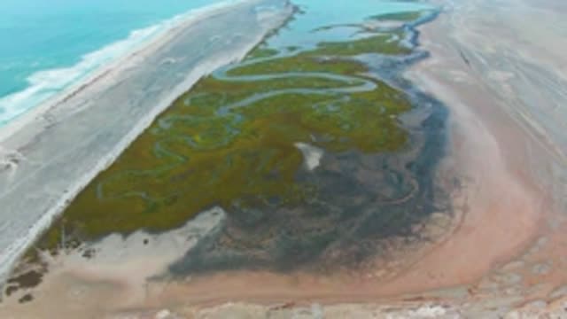 PUENTA ABREOJOS BCS MEXICO-2022: Tidal Shifts on Sandy Shore and Lagoon